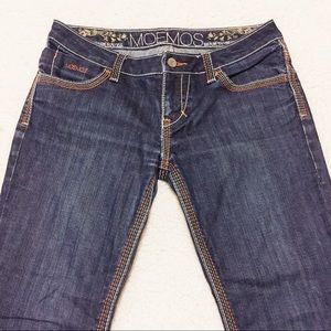 Anthropologie  // Contrast Stitching Flare Jeans